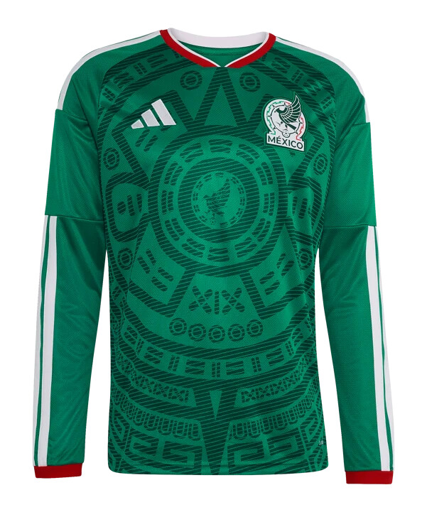 adidas mexico langærmet hjemmebanetrøje vm 2026 grøn