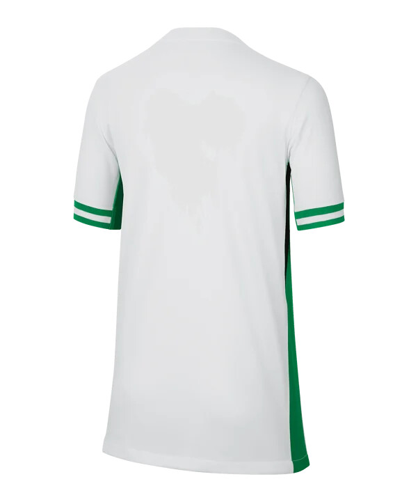 nike nigeria hjemmebanetrøje 2024 børn hvid f100