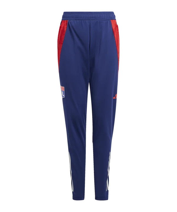 adidas olympique lyon træningsbukser børne blå