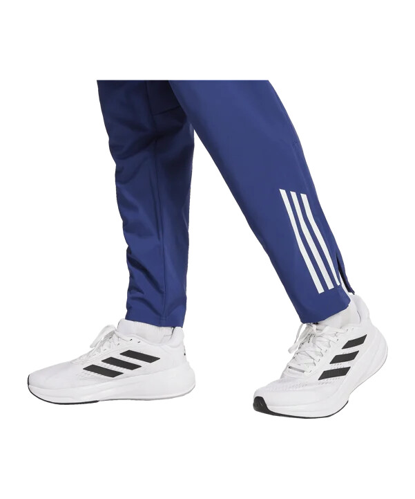 adidas olympique lyon prematch bukser 20242025 blå