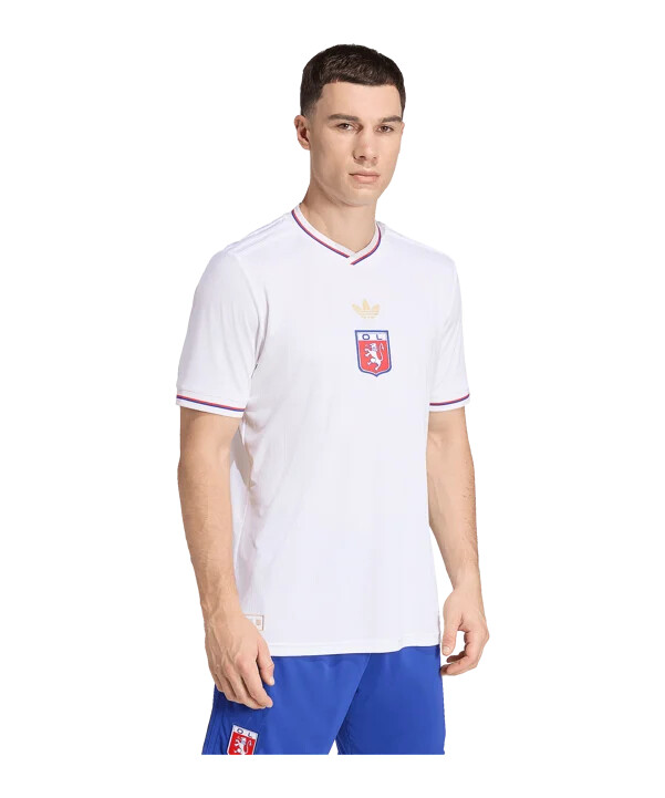 adidas olympique lyon 75 jersey hvid