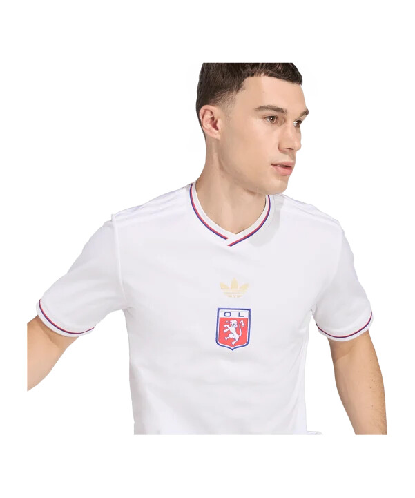 adidas olympique lyon 75 jersey hvid