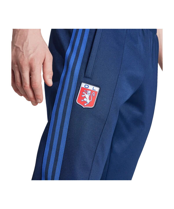 adidas olympique lyon 75 træningsbukser blå