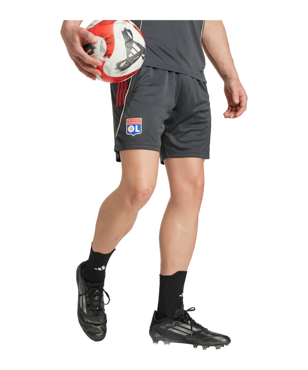 adidas olympic lyon træningsshorts grå