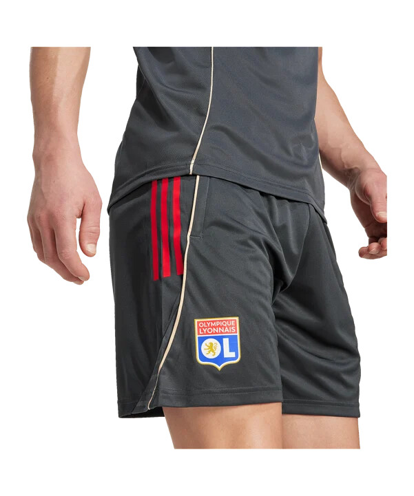 adidas olympic lyon træningsshorts grå