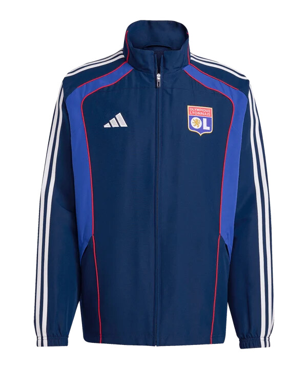 adidas olympique lyon ubp træningstrøje blå