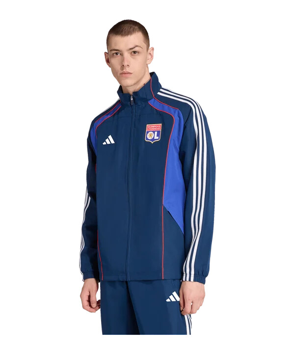 adidas olympique lyon ubp træningstrøje blå