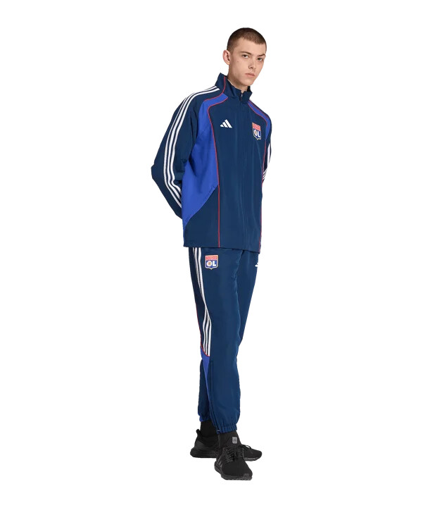 adidas olympique lyon ubp træningstrøje blå