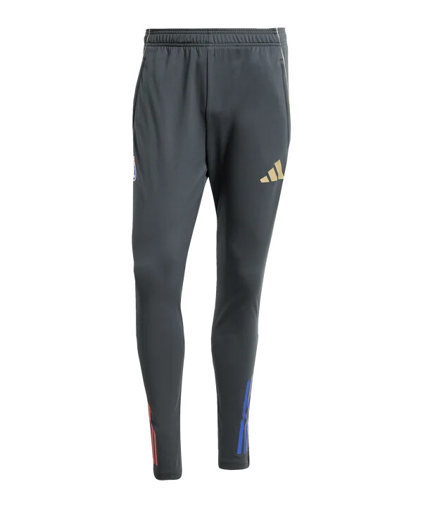 adidas olympique lyon træningsbukser grå