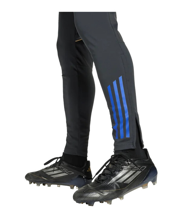adidas olympique lyon træningsbukser grå