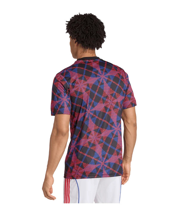 adidas olympique lyon prematch t-shirt 20252026 sort