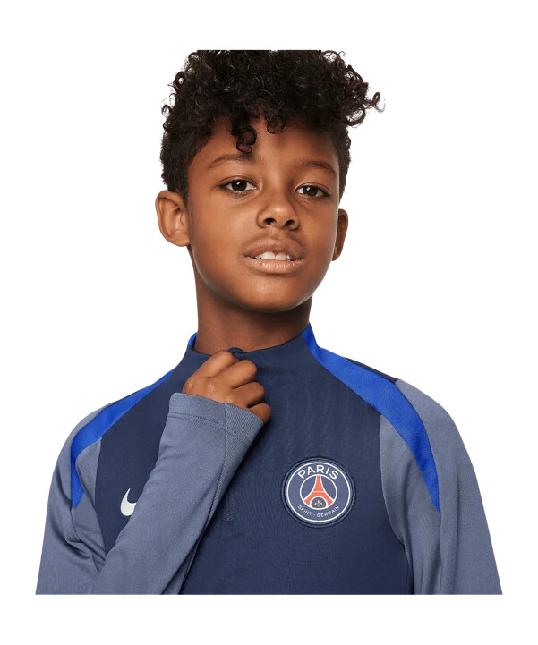 nike paris saint-germain strike drill top sweatshirt børn blå f411