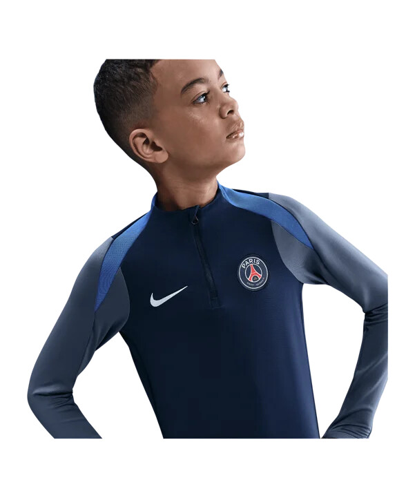 nike paris saint-germain strike drill top sweatshirt børn blå f411