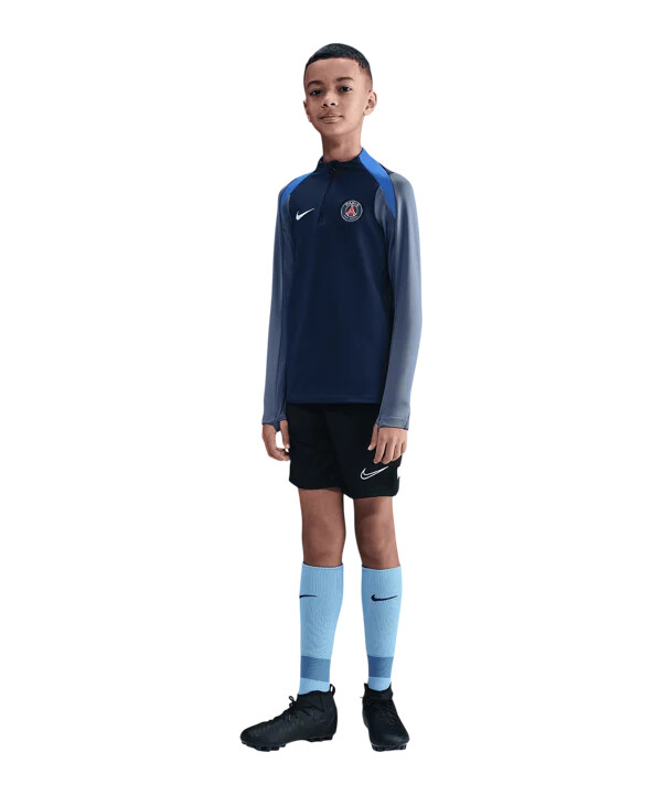 nike paris saint-germain strike drill top sweatshirt børn blå f411