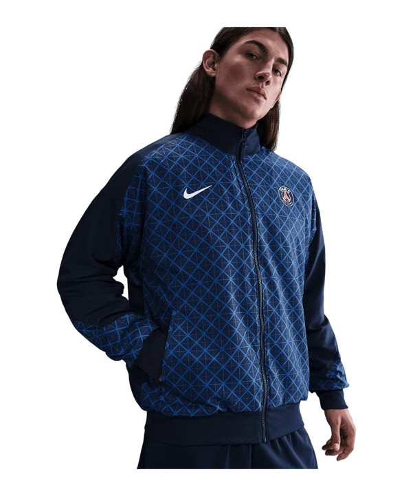 nike paris saint-germain strike anthem jakke blå f410