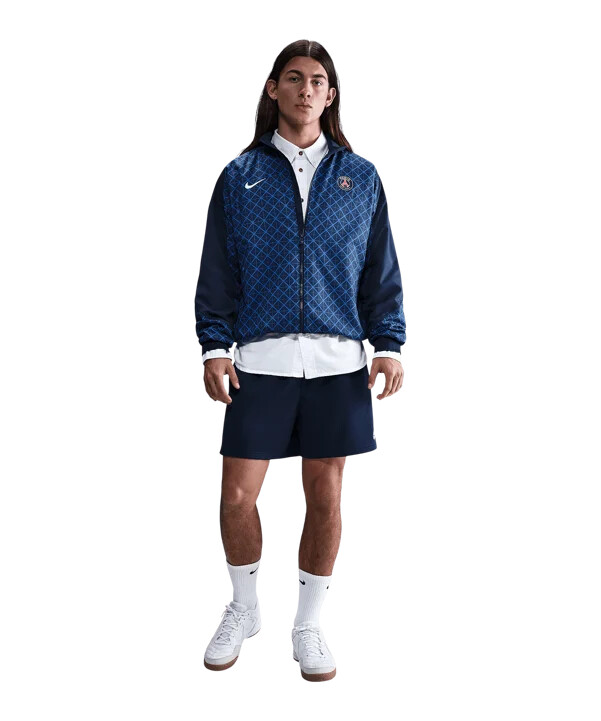 nike paris saint-germain strike anthem jakke blå f410