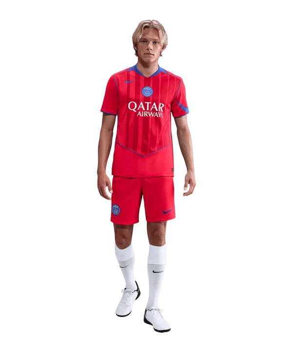 nike paris saint-germain shorts 3. klasse 20252026 rød f679