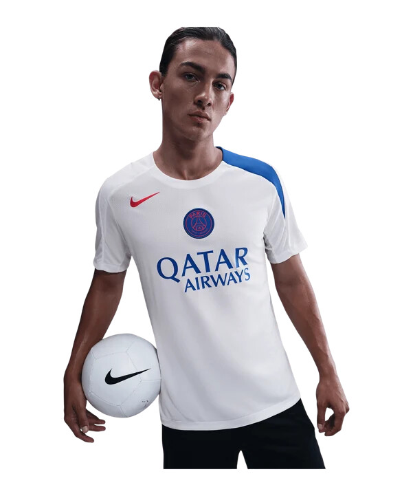 nike paris saint-germain strike træningstrøje hvid f101