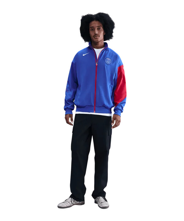 nike paris saint-germain præsentationsjakke blå f405