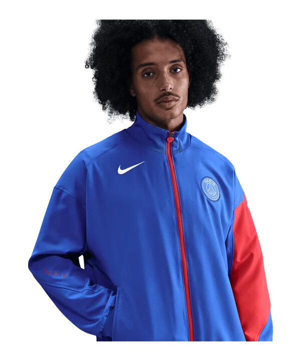 nike paris saint-germain præsentationsjakke blå f405