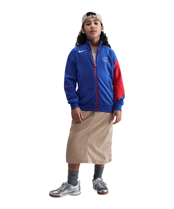 nike paris saint-germain præsentationsjakke børn blå f405