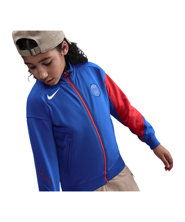 nike paris saint-germain præsentationsjakke børn blå f405
