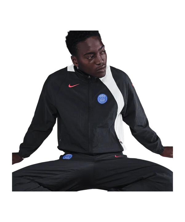 nike paris saint-germain t90 træningsjakke sort f010