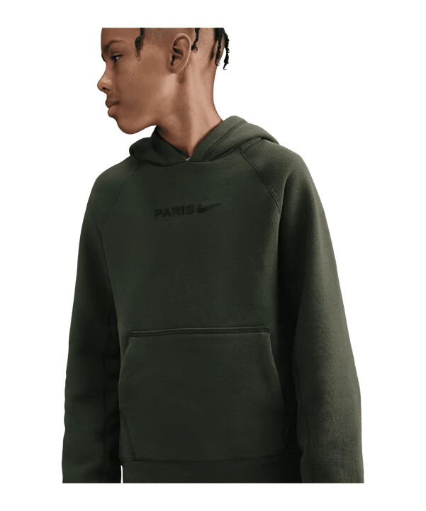 nike paris saint-germain nsw air hættetrøje børn grøn f325