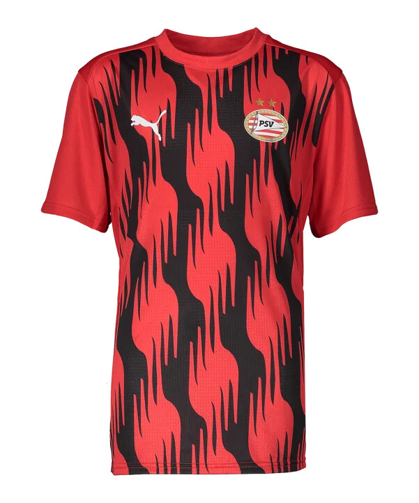 puma psv eindhoven prematch t-shirt børn rød f10