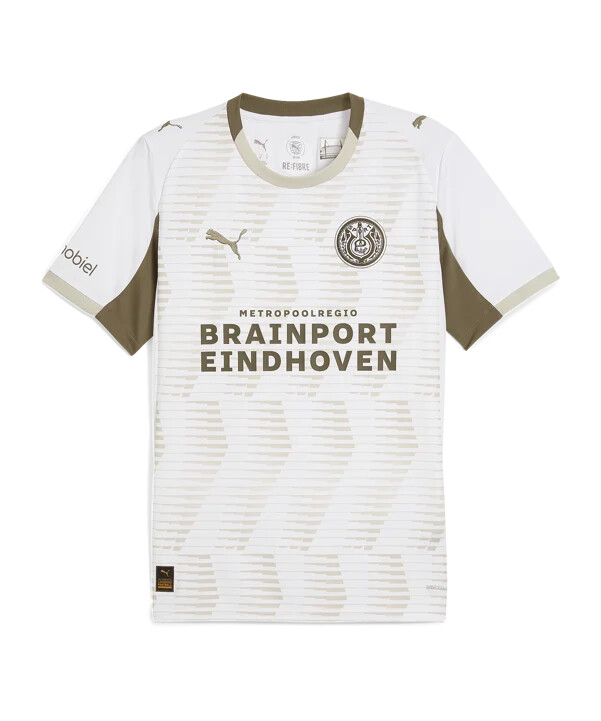 puma psv eindhoven trøje 3. 20252026 hvid f03
