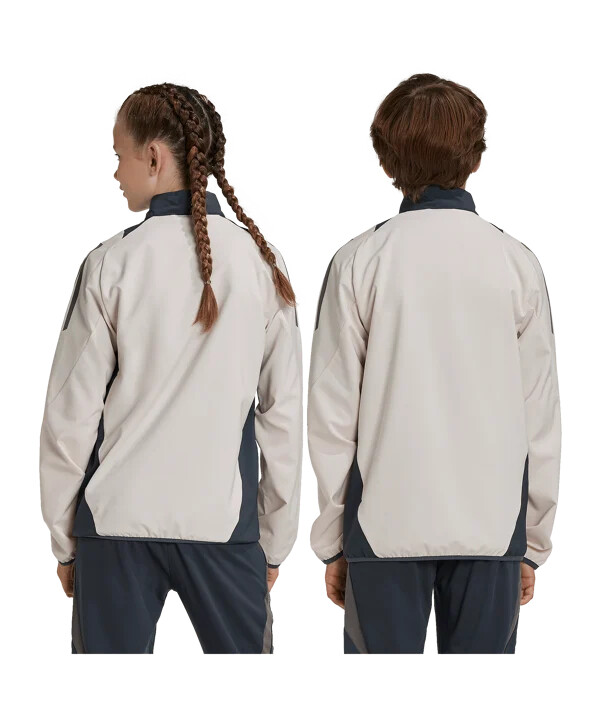adidas real madrid prematch jakke børn grå