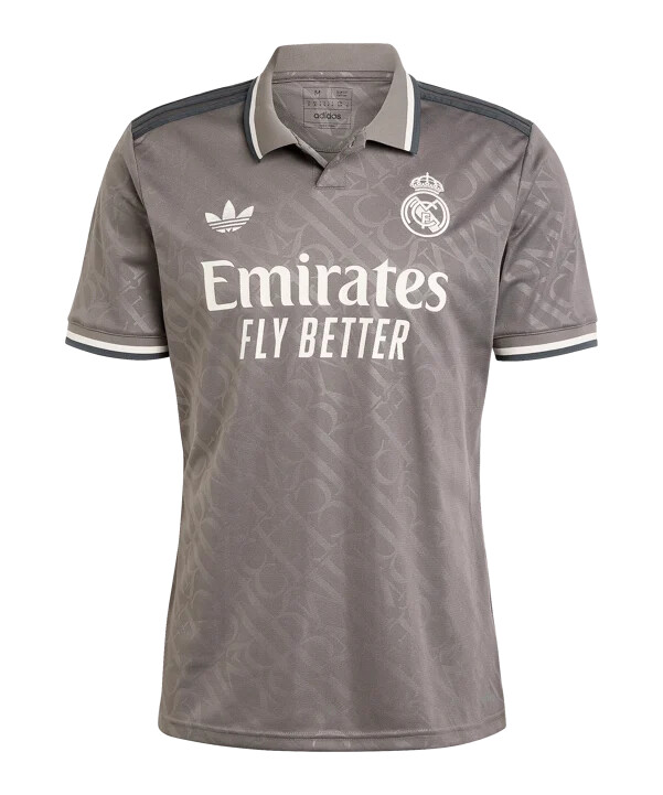 adidas originals real madrid 3. trøje 20242025 brun