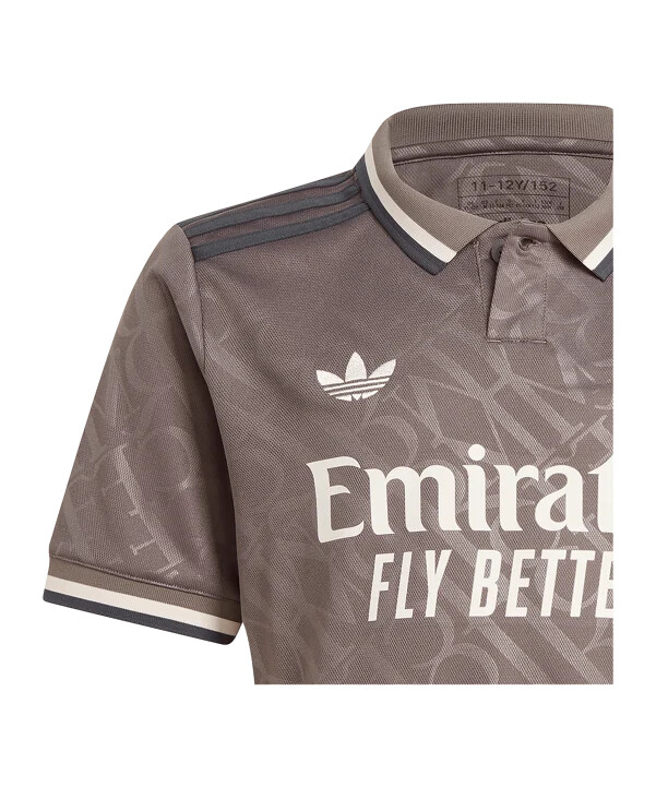 adidas originals real madrid 3. trøje 20242025 børn brun