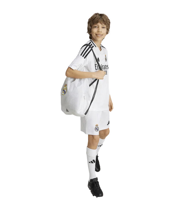 adidas real madrid pro hjemmebanetrøje 202425 børn hvid