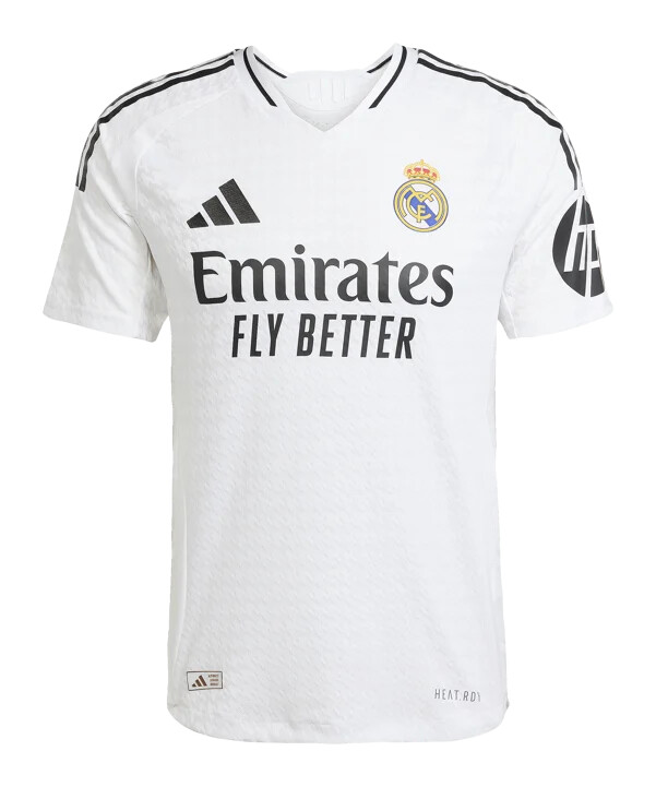 adidas real madrid autentisk hjemmebanetrøje 202425 hvid