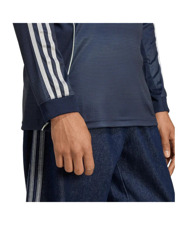 adidas real madrid langærmet udebanetrøje 20252026 blå
