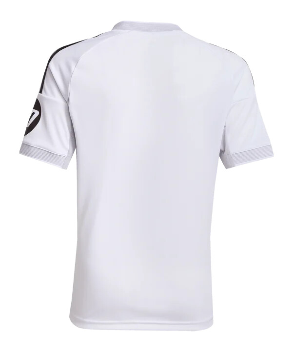 adidas real madrid hjemmebanetrøje 202526 børn hvid