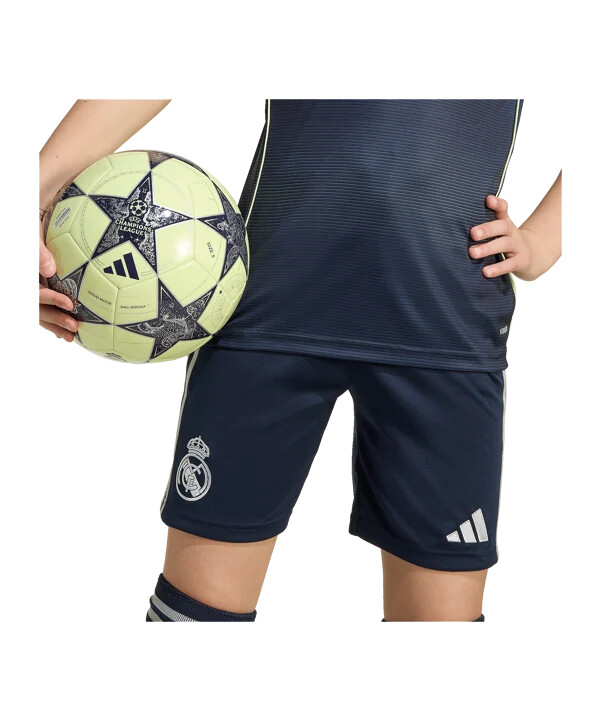 adidas real madrid udebaneshorts 202526 børn blå