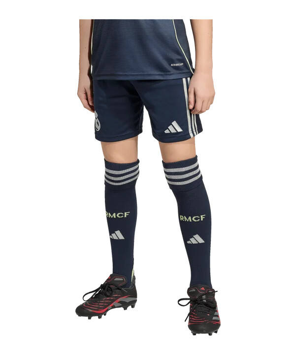adidas real madrid udebaneshorts 202526 børn blå