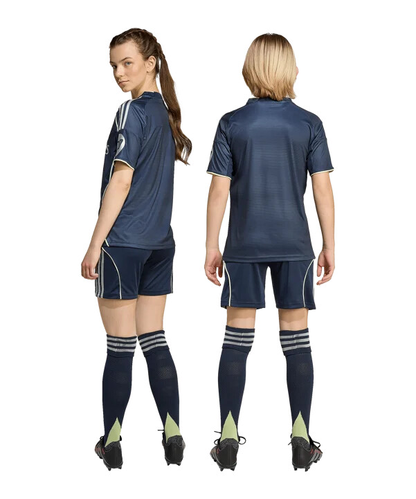 adidas real madrid udebaneshorts 202526 børn blå