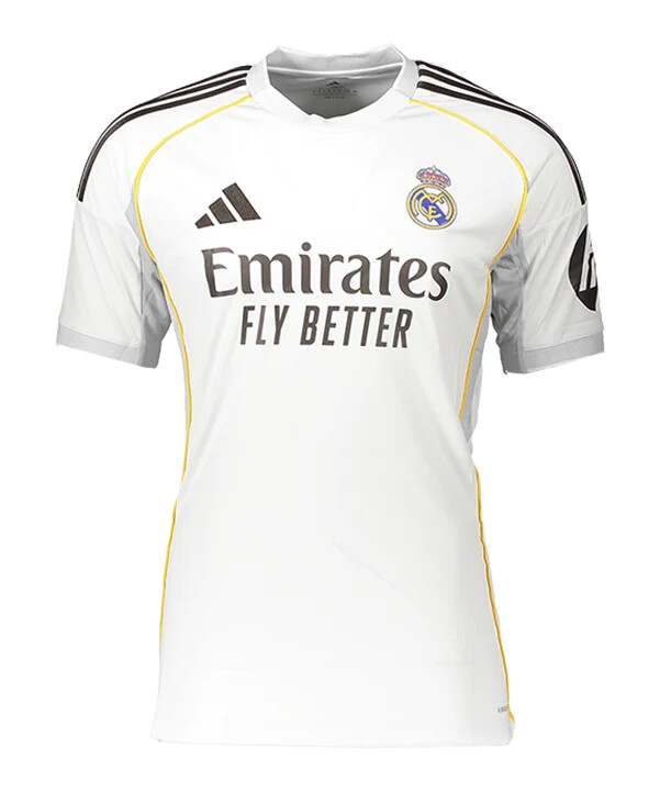 adidas real madrid hjemmebanetrøje 202526 hvid