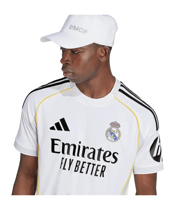 adidas real madrid hjemmebanetrøje 202526 hvid