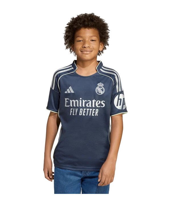adidas real madrid udebanetrøje 202526 børn blå