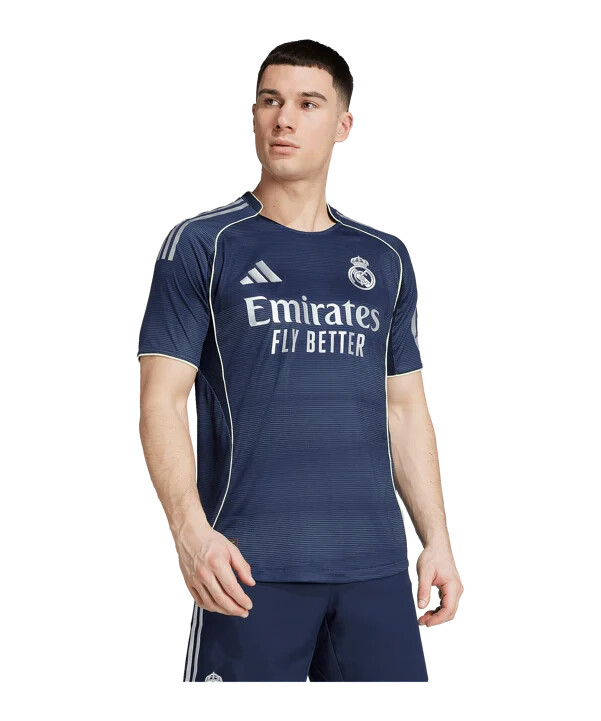adidas real madrid authentic udebanetrøje 202526 blå
