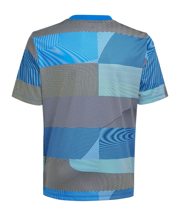 adidas real madrid prematch t-shirt 20252026 børn blå