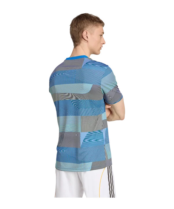 adidas real madrid prematch t-shirt 20252026 blå