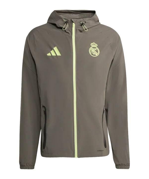 adidas real madrid vis tech rejsejakke grå