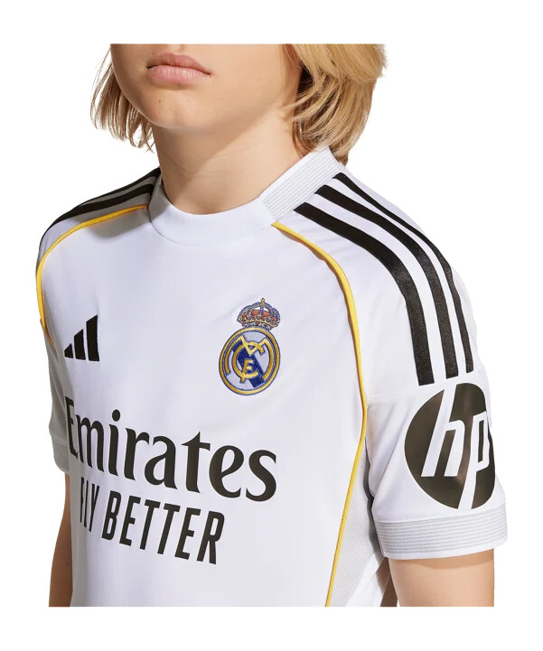 adidas real madrid minitrøjesæt hjemme 202526 børn hvid