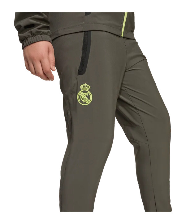 adidas real madrid vis tech travel joggingbukser børn grå