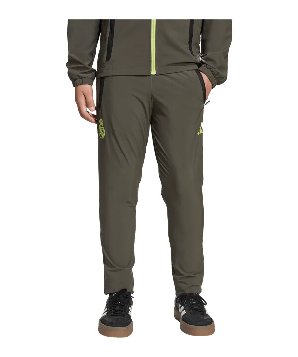 adidas real madrid vis tech travel joggingbukser børn grå